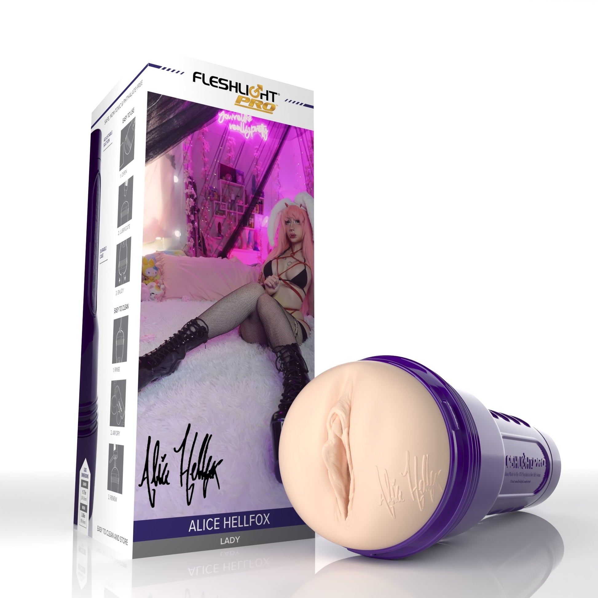 Alice Hellfox 3D Waifu Fleshlight