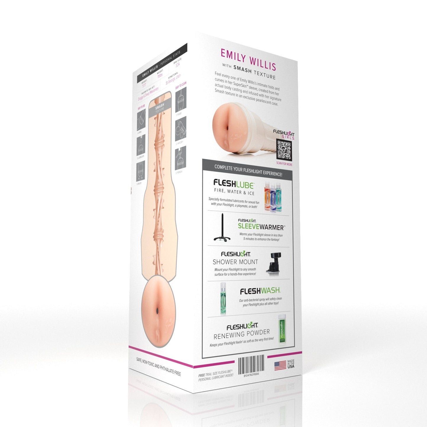 Emily Willis Fleshlight Smash (Butt) Without case Fleshlight