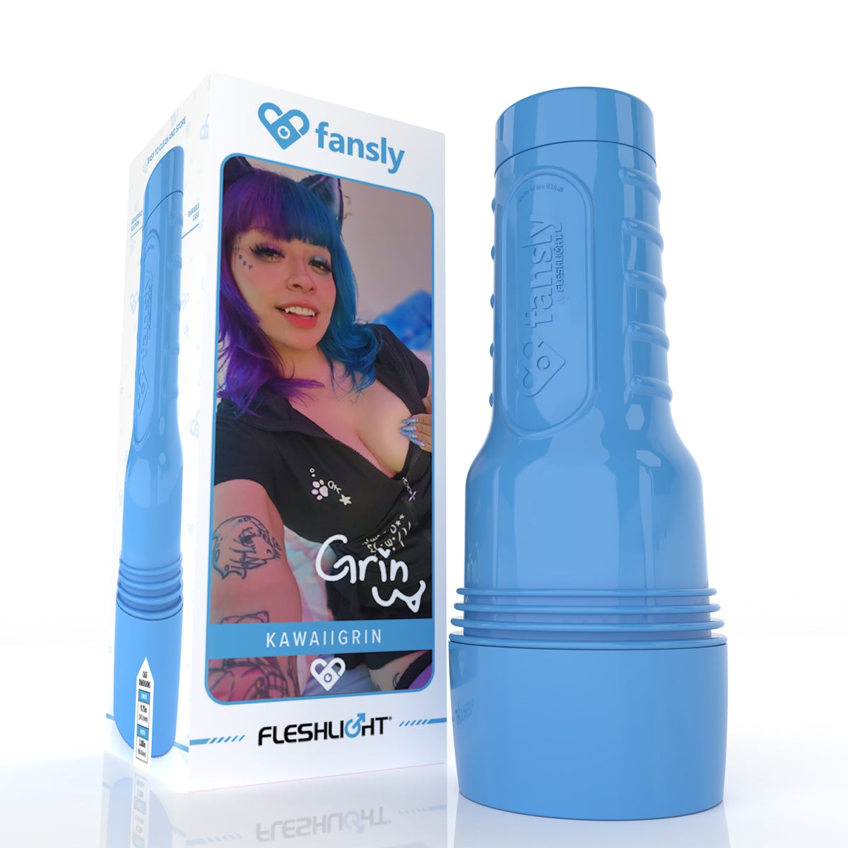 KawaiiGrin Fansly Fleshlight: Fox Girl Face Fuck with Fangs!