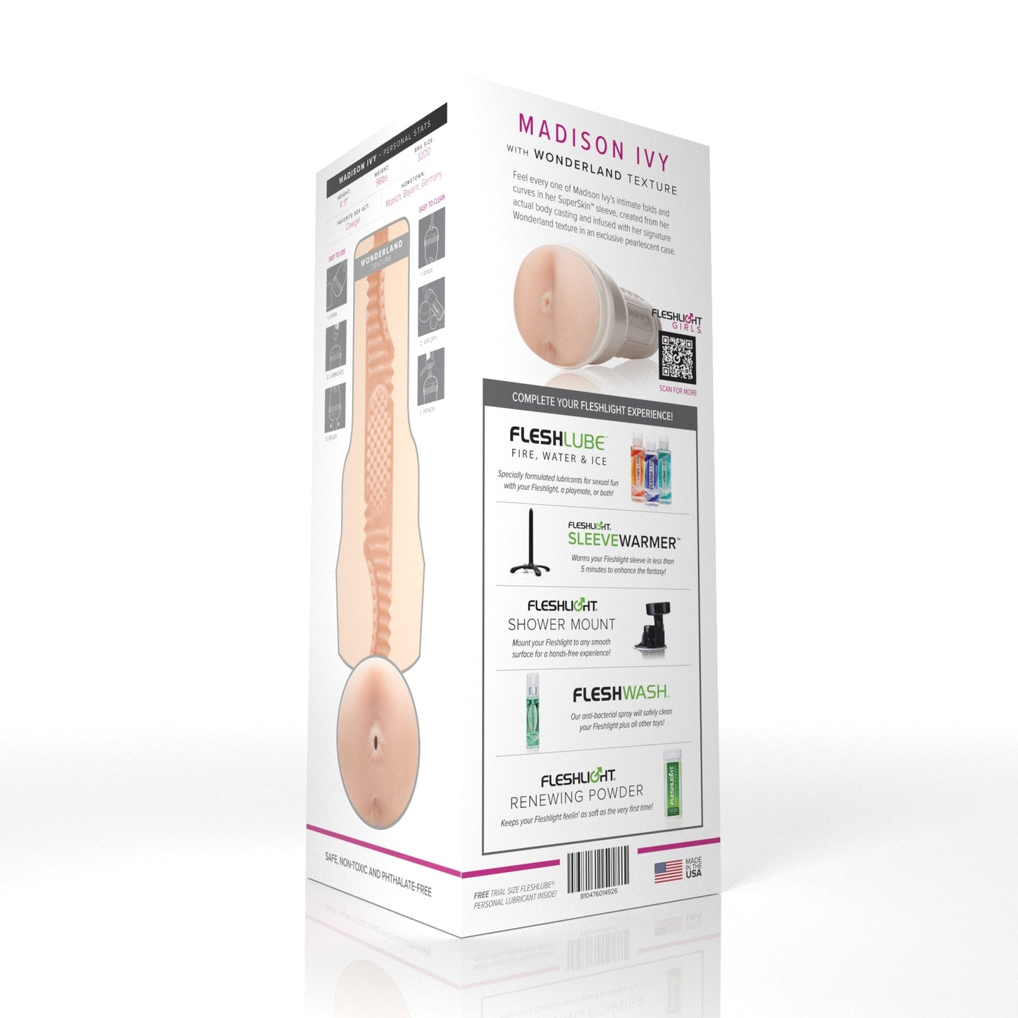 Madison Ivy Fleshlight Wonderland (Butt) Without case Fleshlight