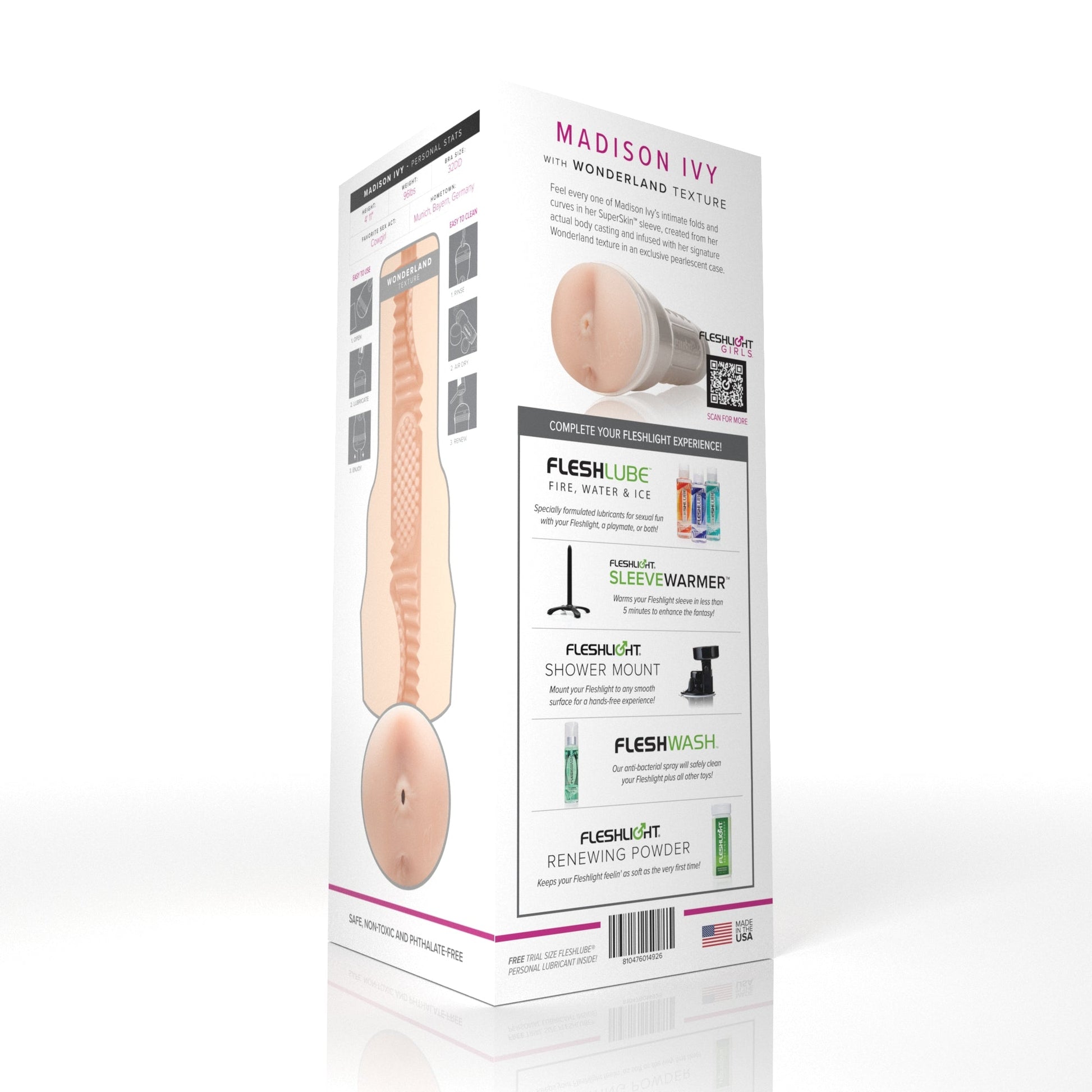 Madison Ivy Fleshlight Wonderland (Butt) Without case Fleshlight