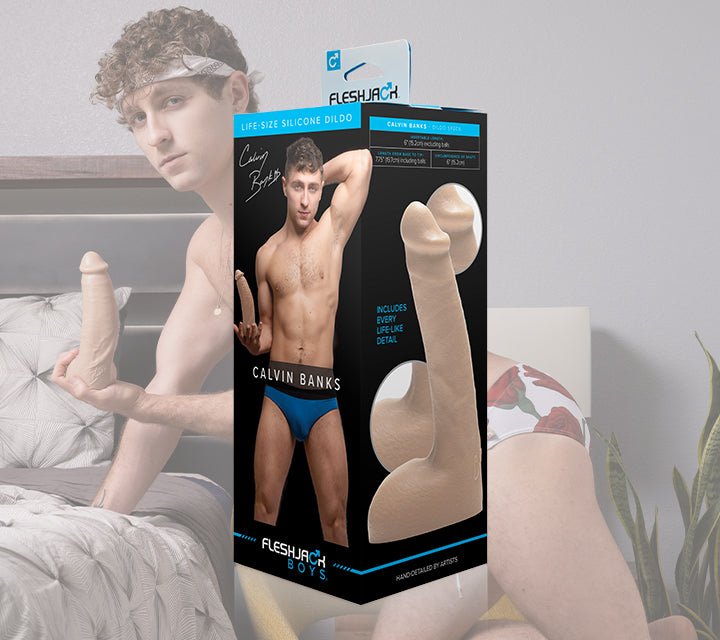 Calvin Banks: Spank Bank and Dildo pack - Fleshlight