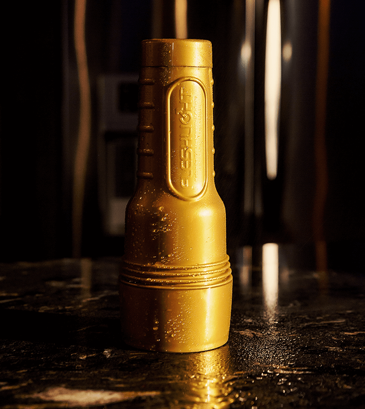 Cases Fleshlight Case: Gold
